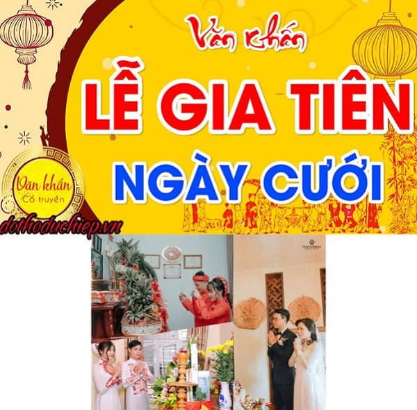 Sắm lễ và bài văn khấn khi cưới gả