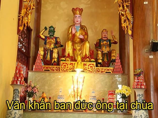 Sắm lễ và bài văn khấn ban Đức Ông