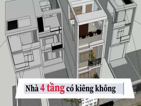 Mẹo hóa giải khi xây nhà bốn phòng ngủ