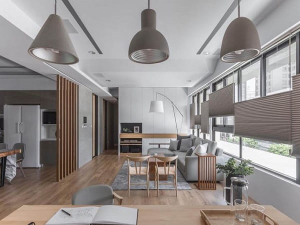 Cách bố trí phòng khách liền bếp hợp lý và hài hòa phong thủy